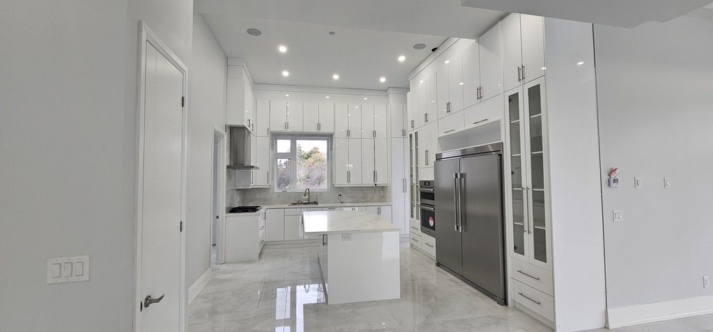 Manefa residential renovation project photo showing updated interior finishes and workmanship: Basement Renovation