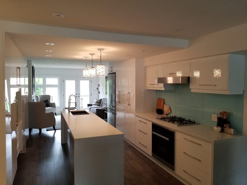 Manefa residential renovation project photo showing updated interior finishes and workmanship: Interior Kitchen Renovation