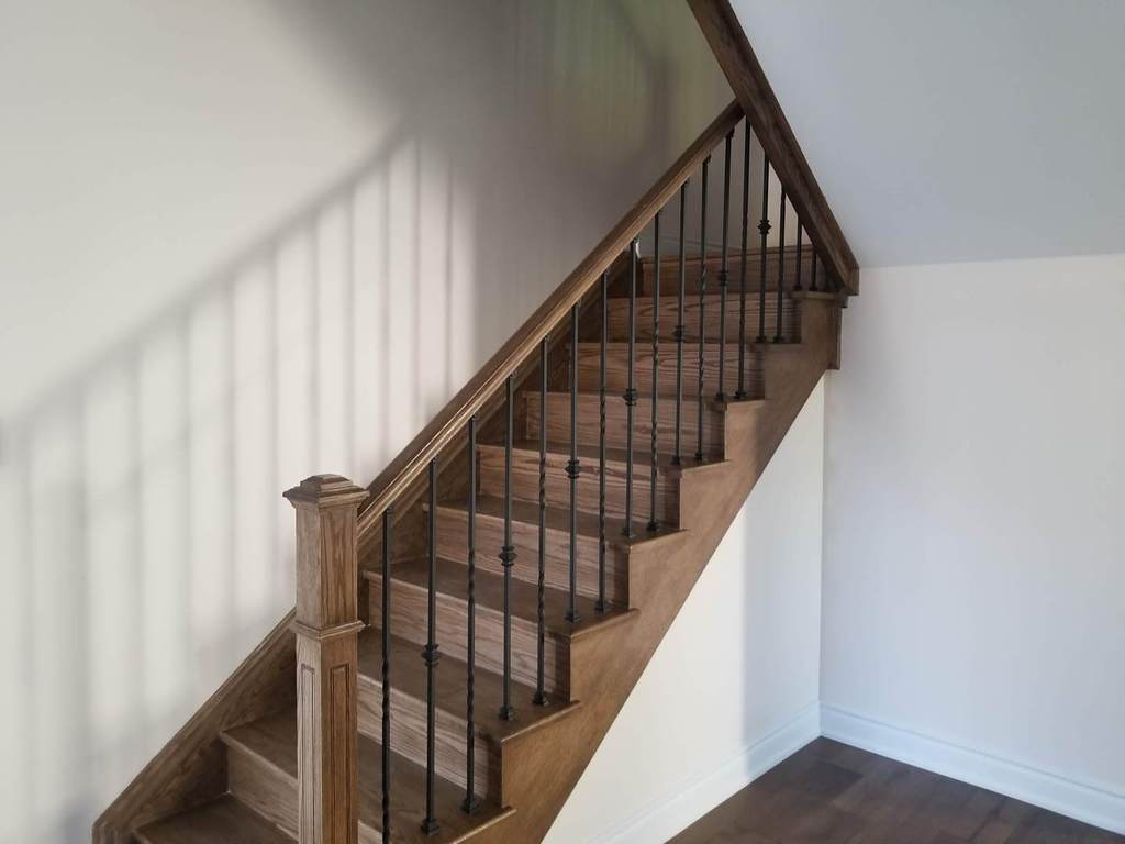 Manefa residential renovation project photo showing updated interior finishes and workmanship: Flooring and Trim Upgrade